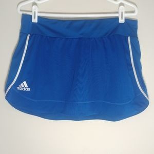 Adidas Climacool Women's Utility Tennis Skort Size L Blue/White